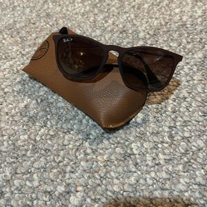 Rayban “Chris” Polorized brown sunglasses.